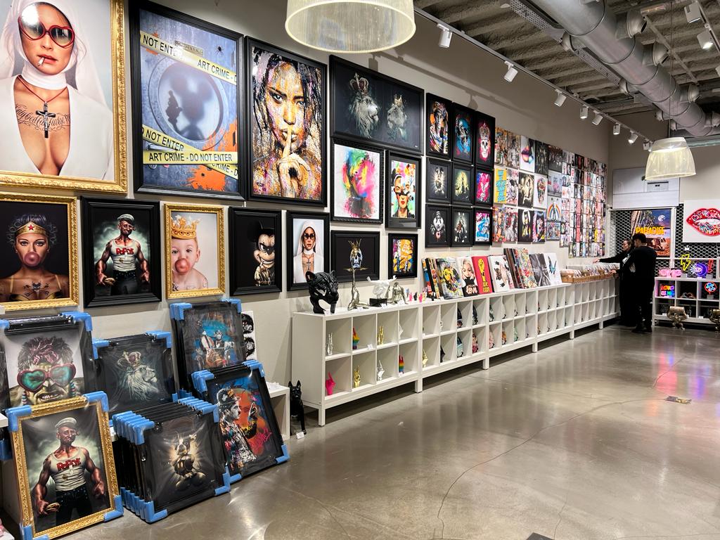Funky art gallery